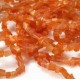 Cat Eye glass Chips beads - Orange